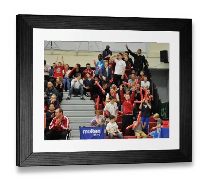 Framed Print : BBL Cup Semi-Finals: A Basketball Showdown between Bristol Flyers and Glasgow Rocks at SGS Wise Campus