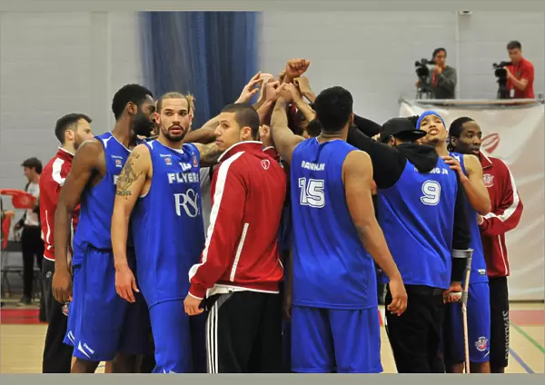 BBL Cup Semi-Final: A Basketball Showdown between Flyers and Rocks at SGS Wise Campus (Bristol Flyers vs Glasgow Rocks)