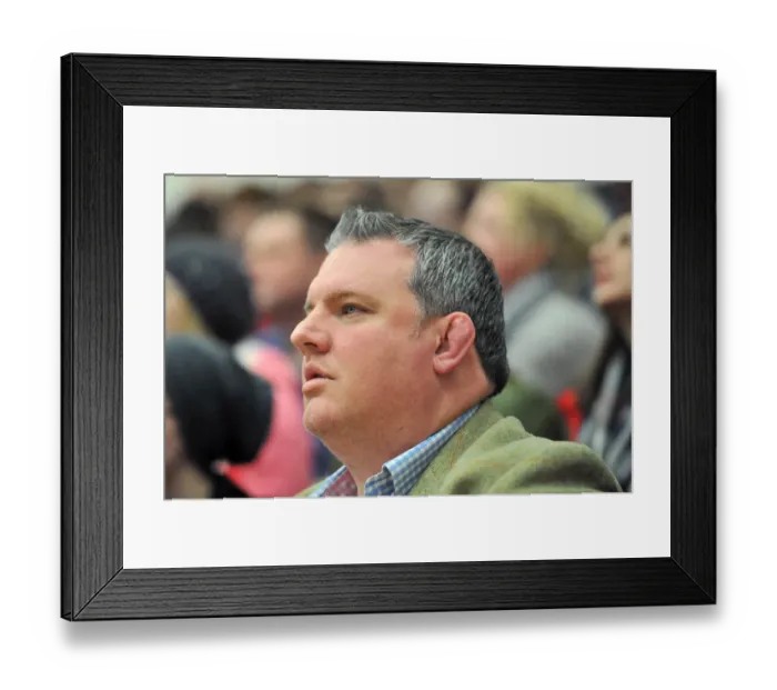 Framed Print : Bristol Flyers vs Glasgow Rocks: A Passionate Fan's Perspective at the BBL Cup Semi-Final Showdown at SGS Wise Campus