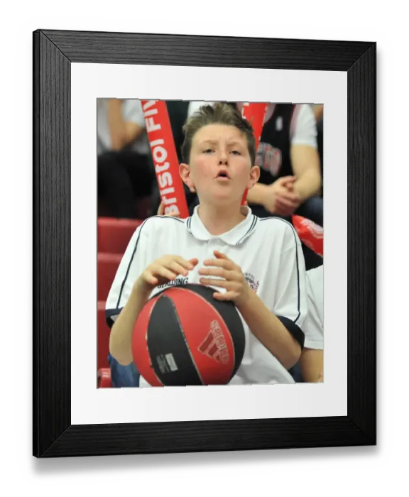 Framed Print : Passionate Bristol Flyers Fan at the BBL Cup Semi-Final Showdown against Glasgow Rocks, SGS Wise Campus Framed Print : Passionate Bristol Flyers Fan at the BBL Cup Semi-Final Showdown against Glasgow Rocks, SGS Wise Campus