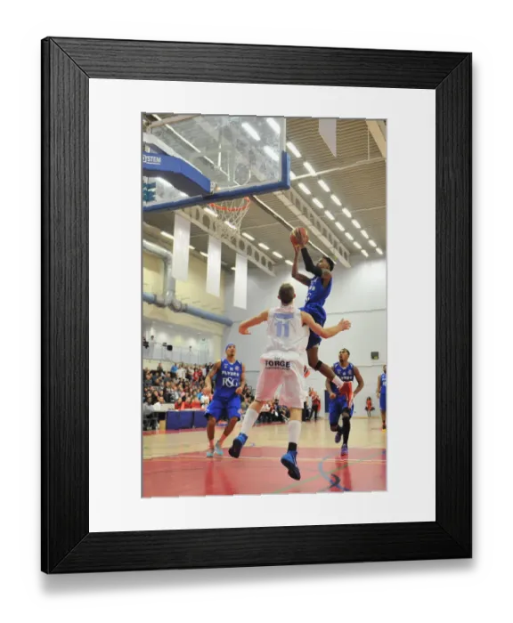 Framed Print : Thrilling BBL Cup Semi-Final: Flyers vs. Rocks - Bree Perine's Intense Performance