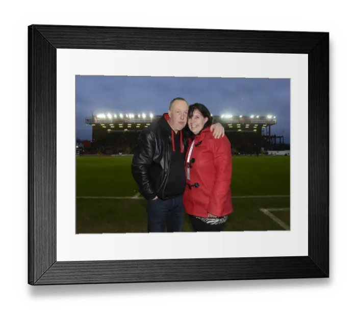 Framed Print : Marriage Proposal at Bristol City's Ashton Gate: A Memorable Football Moment Framed Print : Marriage Proposal at Bristol City's Ashton Gate: A Memorable Football Moment