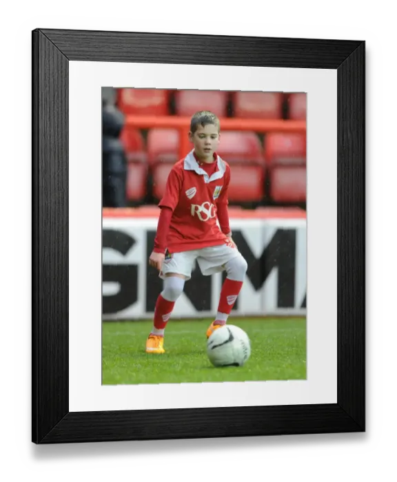 Framed Print : December Showdown: Bristol City vs Yeovil Town Rivalry at Ashton Gate