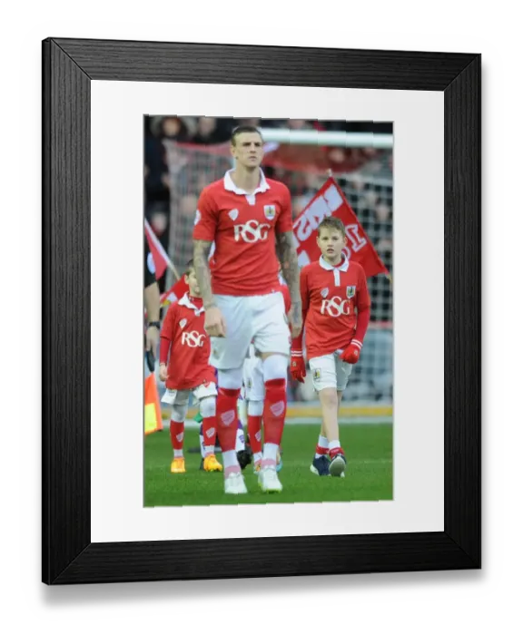 Framed Print : Mascots Leading the Charge: Bristol City vs. Yeovil Town Football Match, Ashton Gate, 2014 Framed Print : Mascots Leading the Charge: Bristol City vs. Yeovil Town Football Match, Ashton Gate, 2014