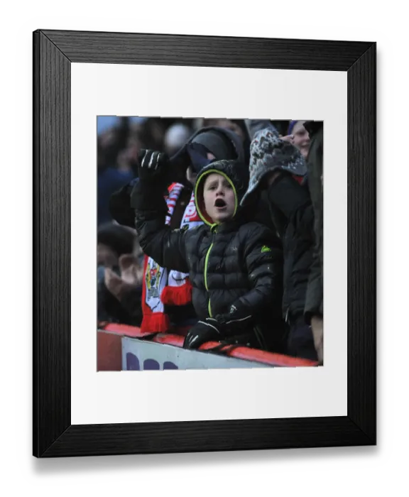 Framed Print : Bristol City Fan's Euphoria: Matt Smith's Goal vs Yeovil Town, Ashton Gate, 2014 Framed Print : Bristol City Fan's Euphoria: Matt Smith's Goal vs Yeovil Town, Ashton Gate, 2014