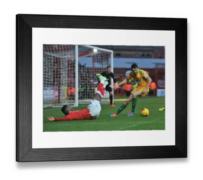 Framed Print : Bristol City's Kieran Agard Fouls by Brendan Moloney in Penalty Area - Sky Bet League One Clash Framed Print : Bristol City's Kieran Agard Fouls by Brendan Moloney in Penalty Area - Sky Bet League One Clash