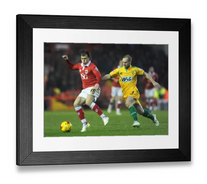 Framed Print : Bristol City vs Yeovil Town: Luke Freeman vs Simon Gillett - Intense Moment in Sky Bet League One Clash Framed Print : Bristol City vs Yeovil Town: Luke Freeman vs Simon Gillett - Intense Moment in Sky Bet League One Clash