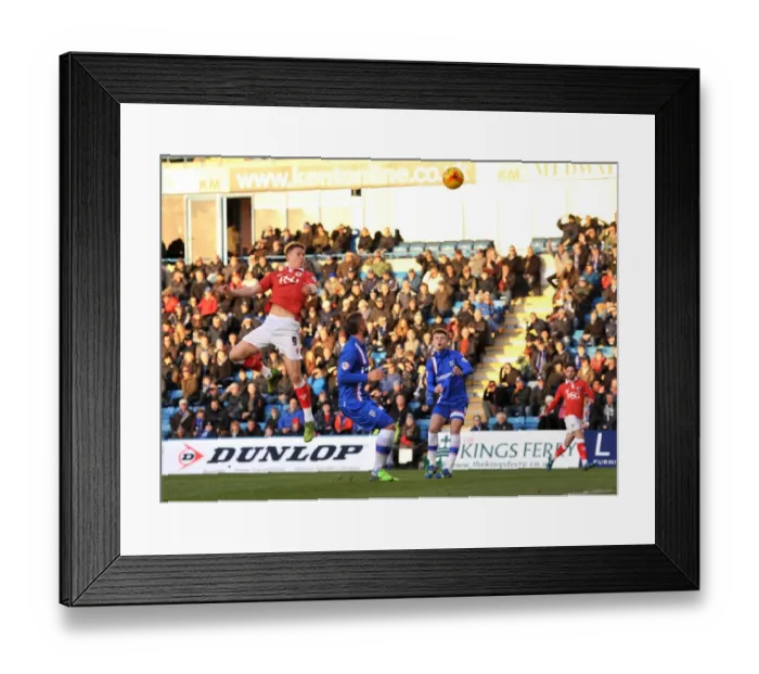 Framed Print : Bristol City's Matt Smith Charges Towards Goal in Sky Bet League One Clash against Gillingham Framed Print : Bristol City's Matt Smith Charges Towards Goal in Sky Bet League One Clash against Gillingham