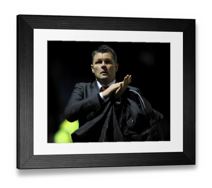 Framed Print : Steve Cotterill Leads Bristol City in Sky Bet League One Clash at Priestfield Stadium (December 2014) Framed Print : Steve Cotterill Leads Bristol City in Sky Bet League One Clash at Priestfield Stadium (December 2014)