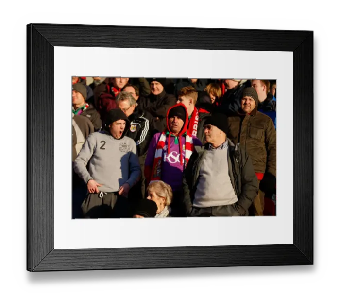 Framed Print : Bristol City Fans Cheering at Doncaster Rovers Keepmoat Stadium during FA Cup Third Round Proper (03 / 01 / 2015) Framed Print : Bristol City Fans Cheering at Doncaster Rovers Keepmoat Stadium during FA Cup Third Round Proper (03 / 01 / 2015)