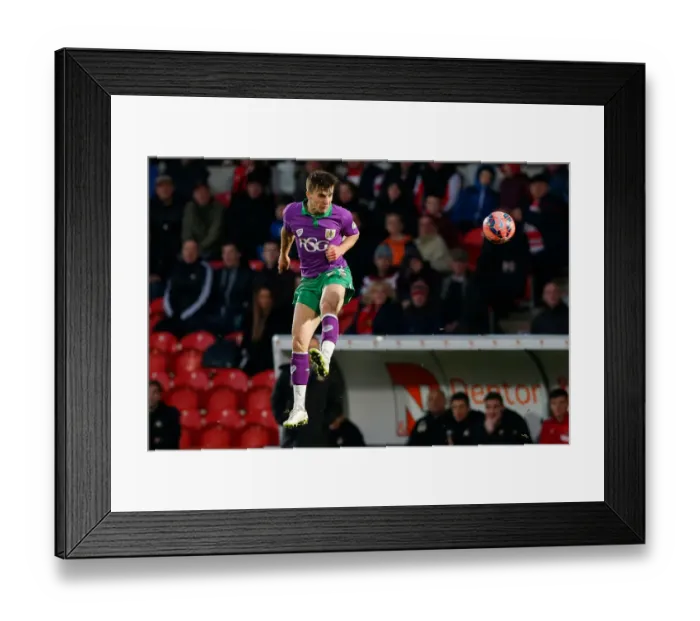 Framed Print : Bristol City's Joe Bryan Heads the Ball in FA Cup Clash vs Doncaster Rovers Framed Print : Bristol City's Joe Bryan Heads the Ball in FA Cup Clash vs Doncaster Rovers