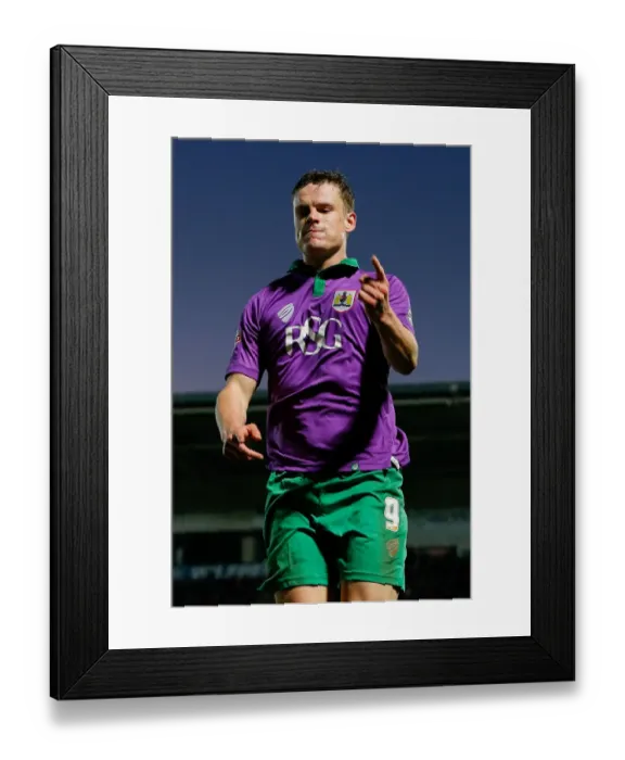 Framed Print : Matt Smith's Dramatic Equalizer: Doncaster Rovers vs. Bristol City, FA Cup Third Round Proper, 2015