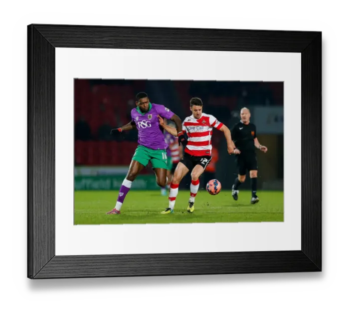 Framed Print : Doncaster Rovers vs. Bristol City: FA Cup Third Round Showdown at Keepmoat Stadium