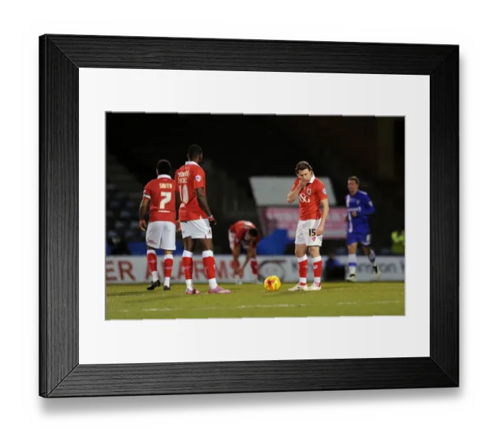 Framed Print : Bristol City's Luke Freeman Disappointed After Johnstone's Paint Trophy Defeat vs Gillingham Framed Print : Bristol City's Luke Freeman Disappointed After Johnstone's Paint Trophy Defeat vs Gillingham