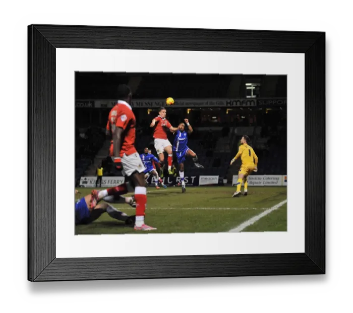 Framed Print : Matt Smith Scores Equalizer for Bristol City against Gillingham in Johnstone's Paint Trophy Area Final Framed Print : Matt Smith Scores Equalizer for Bristol City against Gillingham in Johnstone's Paint Trophy Area Final