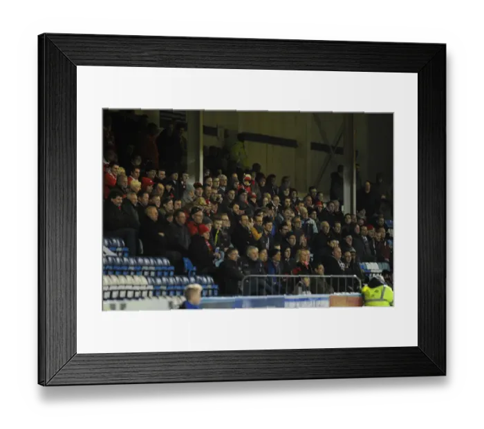 Framed Print : Bristol City Fans at Gillingham's Priestfield Stadium, Johnstone's Paint Trophy Area Final (06 / 01 / 2015) Framed Print : Bristol City Fans at Gillingham's Priestfield Stadium, Johnstone's Paint Trophy Area Final (06 / 01 / 2015)