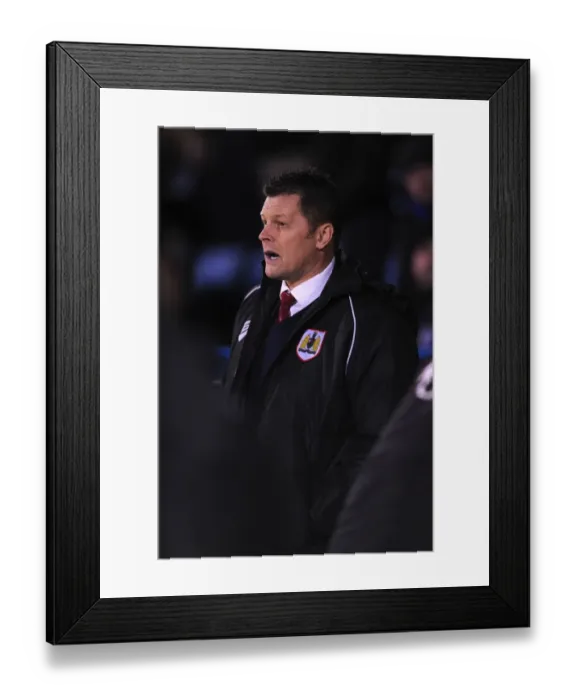 Framed Print : Bristol City Reach Johnstone's Paint Trophy Area Final: Steve Cotterill Leads the Way