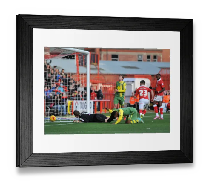Framed Print : Bristol City's Joe Bryan Scores Opening Goal in Sky Bet League One Match Against Notts County at Ashton Gate Framed Print : Bristol City's Joe Bryan Scores Opening Goal in Sky Bet League One Match Against Notts County at Ashton Gate