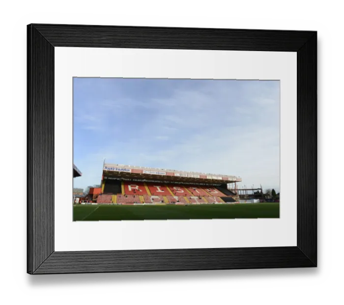 Framed Print : Bristol City vs Notts County at Ashton Gate: A Football Rivalry Amidst Stadium Redevelopment (January 2015) Framed Print : Bristol City vs Notts County at Ashton Gate: A Football Rivalry Amidst Stadium Redevelopment (January 2015)