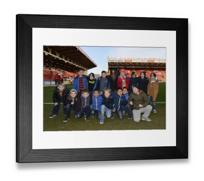 Framed Print : Bristol City vs Notts County Clash in Sky Bet League One at Ashton Gate Stadium - January 10, 2015
