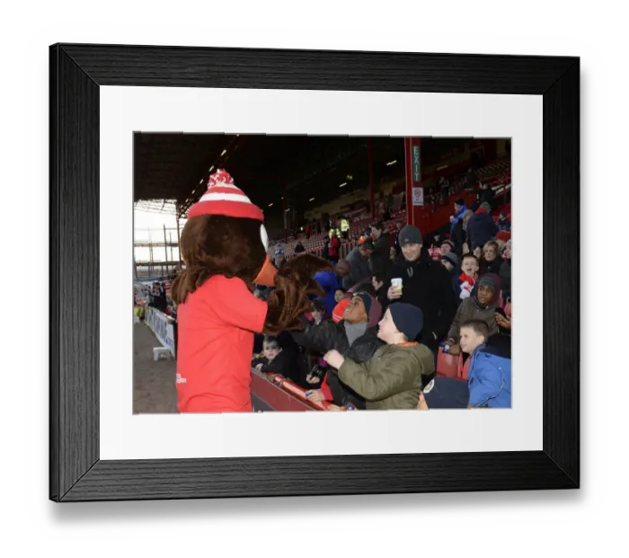 Framed Print : Bristol City vs Notts County Clash in Sky Bet League One, January 2015