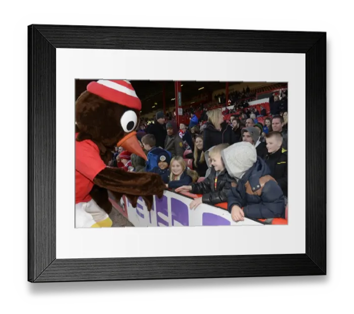 Framed Print : Bristol City vs Notts County Clash in Sky Bet League One at Ashton Gate Stadium - January 10, 2015