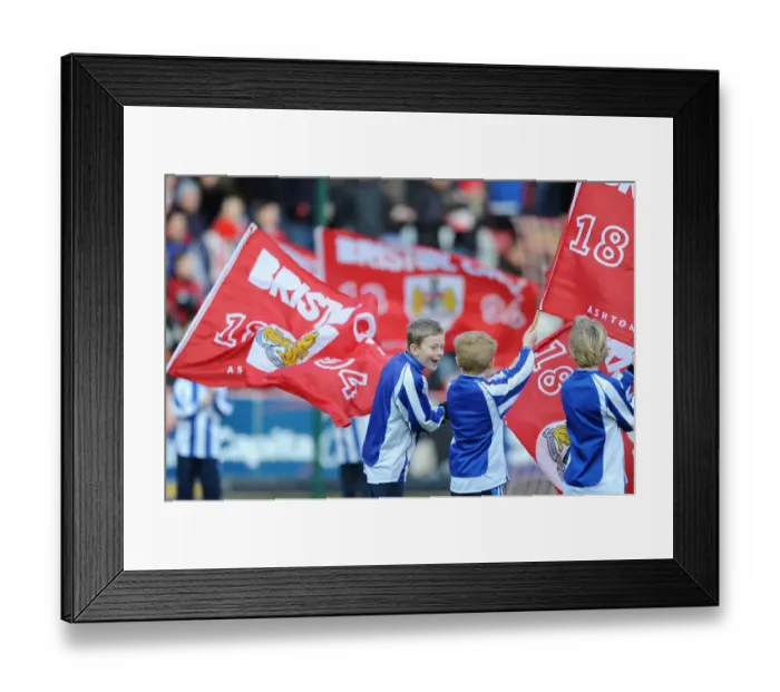 Framed Print : Bristol City Welcomes Notts County: Sky Bet League One Clash at Ashton Gate, January 2015