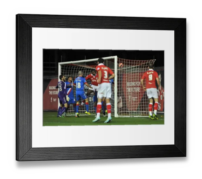 Framed Print : Bristol City's Jay Emmanuel-Thomas Scores the Opener Against Doncaster Rovers at Ashton Gate Stadium, FA Cup Third Round Replay - January 13, 2015 Framed Print : Bristol City's Jay Emmanuel-Thomas Scores the Opener Against Doncaster Rovers at Ashton Gate Stadium, FA Cup Third Round Replay - January 13, 2015