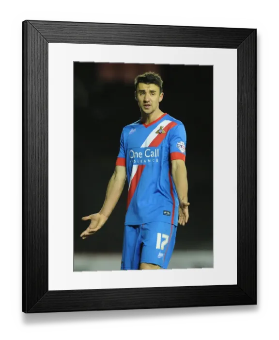 Framed Print : Dejected Enda Stevens After Bristol City's FA Cup Defeat to Doncaster Rovers