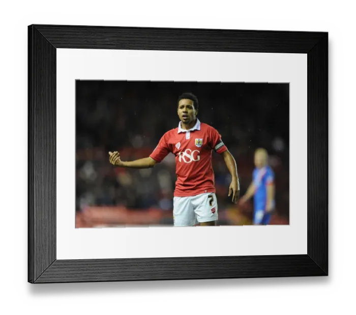 Framed Print : Bristol City's Korey Smith in Action Against Doncaster Rovers at Ashton Gate Stadium, FA Cup Third Round Replay Framed Print : Bristol City's Korey Smith in Action Against Doncaster Rovers at Ashton Gate Stadium, FA Cup Third Round Replay
