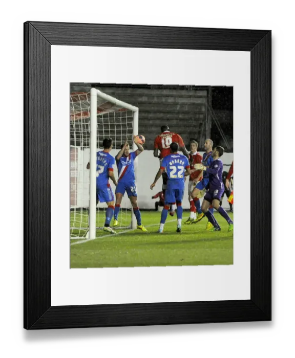 Framed Print : Jay Emmanuel-Thomas Scores the FA Cup Upset for Bristol City Against Doncaster Rovers Framed Print : Jay Emmanuel-Thomas Scores the FA Cup Upset for Bristol City Against Doncaster Rovers