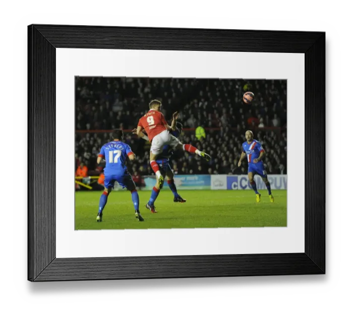 Framed Print : Matt Smith Charges Towards Goal: Intense Moment from Bristol City vs Doncaster Rovers FA Cup Match Framed Print : Matt Smith Charges Towards Goal: Intense Moment from Bristol City vs Doncaster Rovers FA Cup Match