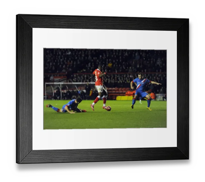 Framed Print : Bristol City's Jay Emmanuel-Thomas Scores Second Goal Against Doncaster Rovers in FA Cup Third Round Replay Framed Print : Bristol City's Jay Emmanuel-Thomas Scores Second Goal Against Doncaster Rovers in FA Cup Third Round Replay