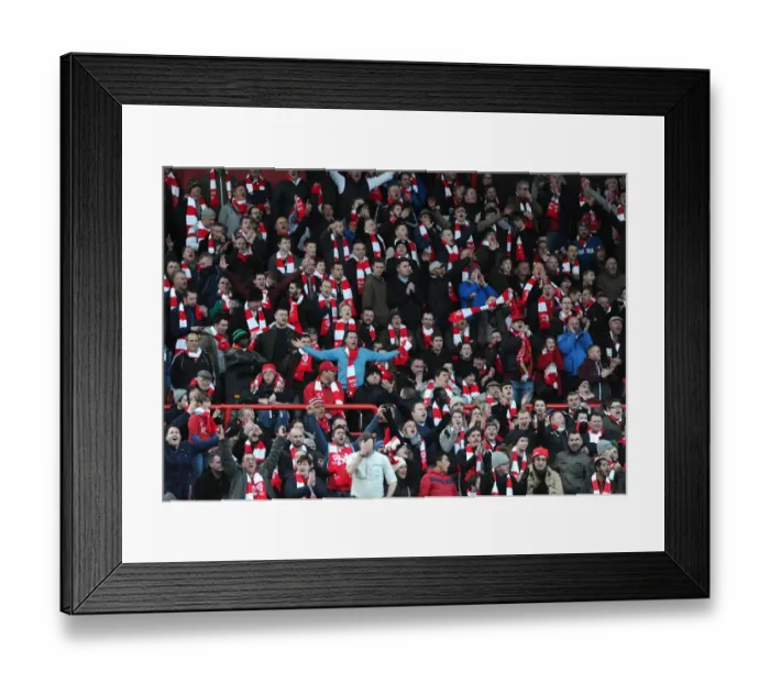 Framed Print : Sea of Red and White: Unified Bristol City Fans at Ashton Gate, 2015 (Bristol City v West Ham United) Framed Print : Sea of Red and White: Unified Bristol City Fans at Ashton Gate, 2015 (Bristol City v West Ham United)