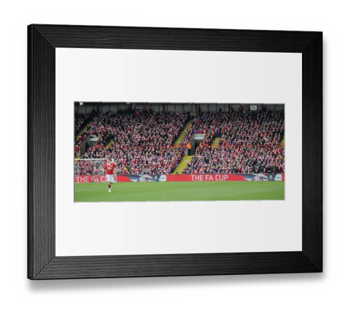 Framed Print : Sea of Red and White: Unified Bristol City Fans at Ashton Gate, FA Cup Fourth Round Framed Print : Sea of Red and White: Unified Bristol City Fans at Ashton Gate, FA Cup Fourth Round