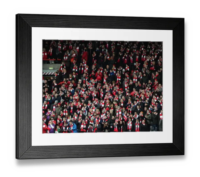 Framed Print : Sea of Red and White: Unified Bristol City Fans at Ashton Gate, FA Cup Fourth Round (Bristol City v West Ham United) Framed Print : Sea of Red and White: Unified Bristol City Fans at Ashton Gate, FA Cup Fourth Round (Bristol City v West Ham United)