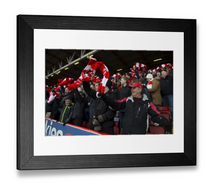 Framed Print : Sea of Scarves: United Bristol City Fans in Red and White, FA Cup Fourth Round vs West Ham United (January 2015) Framed Print : Sea of Scarves: United Bristol City Fans in Red and White, FA Cup Fourth Round vs West Ham United (January 2015)