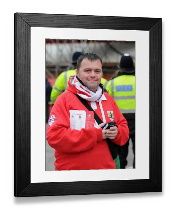 Framed Print : Bristol City FC: Passionate Fans in Full Swing during FA Cup Fourth Round Match against West Ham United at Ashton Gate (January 2015) Framed Print : Bristol City FC: Passionate Fans in Full Swing during FA Cup Fourth Round Match against West Ham United at Ashton Gate (January 2015)