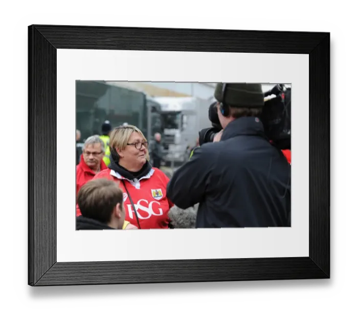 Framed Print : Bristol City FC: Fan's Anticipation Ahead of the Big Match vs. West Ham United (Bristol City v West Ham United - Fan Expectations) Framed Print : Bristol City FC: Fan's Anticipation Ahead of the Big Match vs. West Ham United (Bristol City v West Ham United - Fan Expectations)
