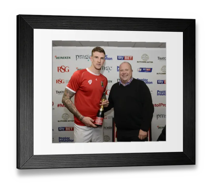 Framed Print : Bristol City's Man of the Match: FA Cup Fourth Round Clash Against West Ham United