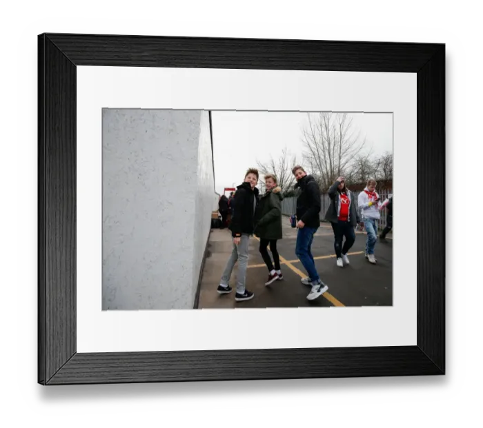 Framed Print : Bristol City Fans Gathering at Ashton Gate Stadium before the FA Cup Match against West Ham United (January 2015) Framed Print : Bristol City Fans Gathering at Ashton Gate Stadium before the FA Cup Match against West Ham United (January 2015)