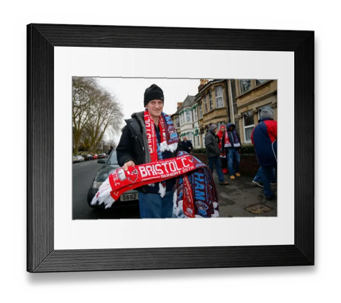 Framed Print : Fan Atmosphere at Ashton Gate: Bristol City vs. West Ham United, FA Cup Fourth Round Framed Print : Fan Atmosphere at Ashton Gate: Bristol City vs. West Ham United, FA Cup Fourth Round