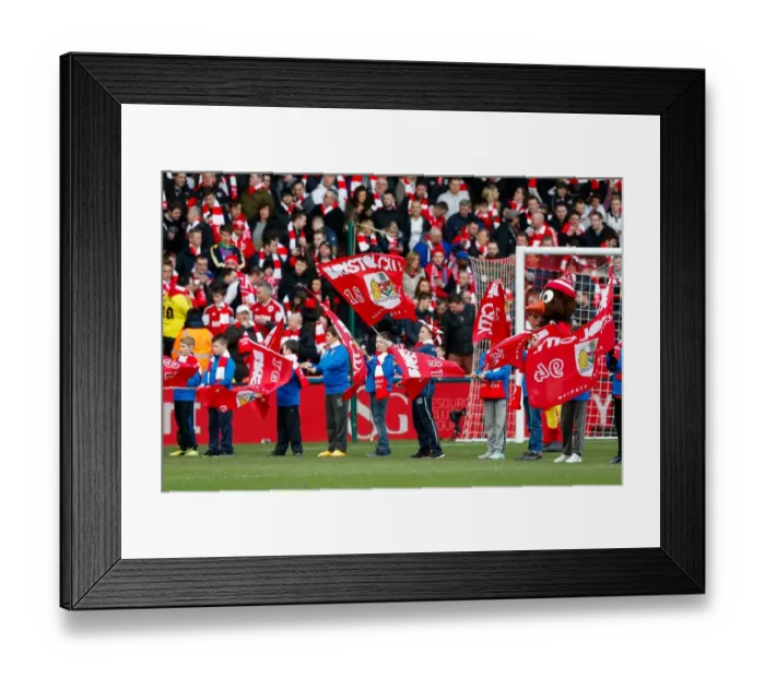 Framed Print : FA Cup Fourth Round: Guard of Honor at Ashton Gate Stadium - Bristol City vs. West Ham United Framed Print : FA Cup Fourth Round: Guard of Honor at Ashton Gate Stadium - Bristol City vs. West Ham United