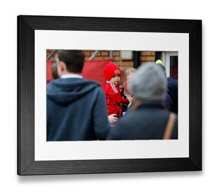 Framed Print : A Father's Embrace: The Passion of Bristol City Football