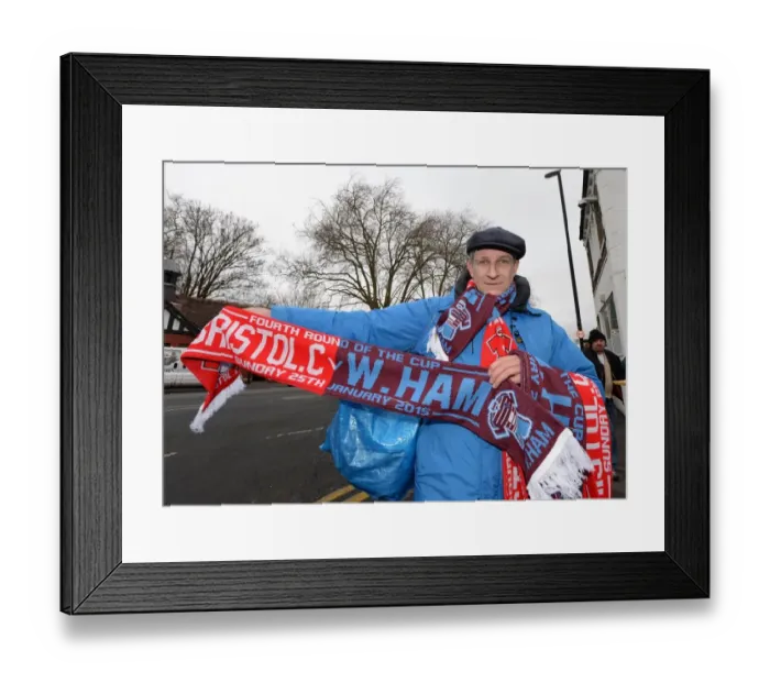 Framed Print : Thrilling FA Cup Rivalry: Bristol City vs. West Ham United at Ashton Gate Framed Print : Thrilling FA Cup Rivalry: Bristol City vs. West Ham United at Ashton Gate