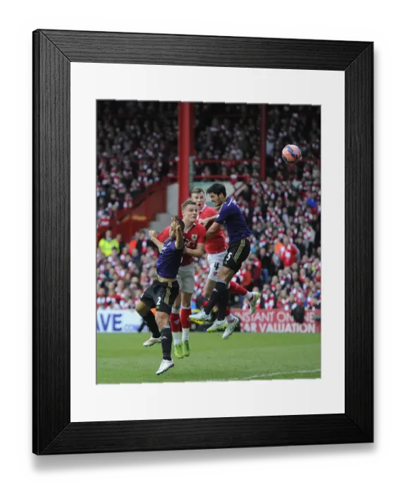Framed Print : Matt Smith's Thwarted Goal: Bristol City vs West Ham United, FA Cup Fourth Round Framed Print : Matt Smith's Thwarted Goal: Bristol City vs West Ham United, FA Cup Fourth Round