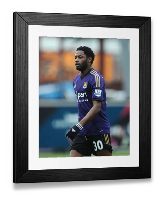 Framed Print : Alexandre Song in Action: FA Cup Fourth Round - Bristol City vs West Ham United at Ashton Gate