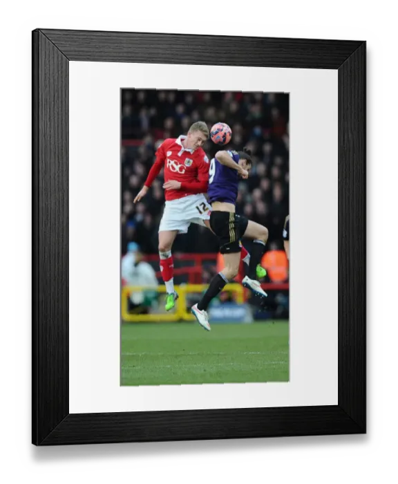 Framed Print : Battling for Supremacy: A FA Cup Showdown - George Saville vs. Andy Carroll Framed Print : Battling for Supremacy: A FA Cup Showdown - George Saville vs. Andy Carroll