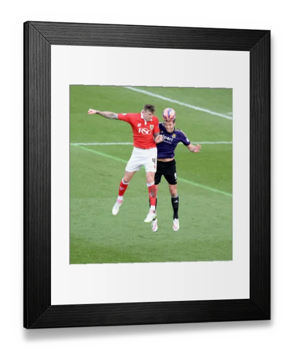 Framed Print : Aden Flint Wins High Ball Over Andy Carroll: Bristol City vs West Ham United, FA Cup Fourth Round Framed Print : Aden Flint Wins High Ball Over Andy Carroll: Bristol City vs West Ham United, FA Cup Fourth Round