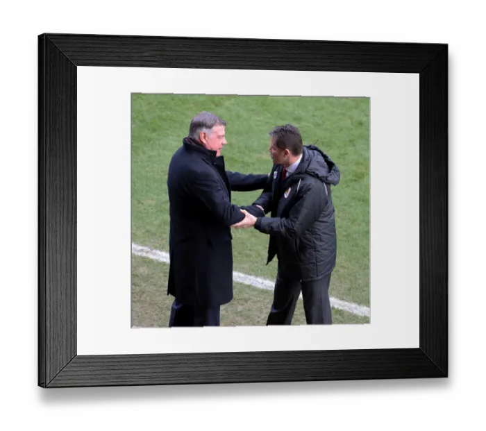 Framed Print : Bristol City vs. West Ham United: Steve Cotterill and Sam Allardyce Face Off in FA Cup Fourth Round Framed Print : Bristol City vs. West Ham United: Steve Cotterill and Sam Allardyce Face Off in FA Cup Fourth Round
